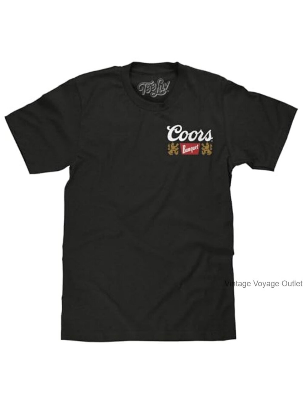 Men's Coors Banquet Beer Graphic T-Shirt Cotton Crew Neck Short Sleeve